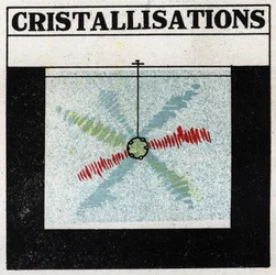 Lichtprojektion: Kristallisation. Anonyme Illustration von 1925. Private Sammlung.