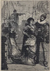 Treffen zwischen Lucrezia Borgia und Alfonso I d
