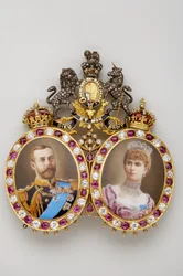 Miniaturen von König Georg V. und Königin Mary (1925-1950)