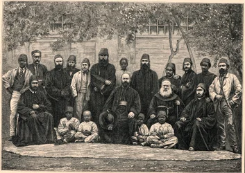 Monsignore Daniel Comboni (1831-1881) und die Missionare verließen Kairo am 26. Januar nach Khartum