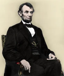 Porträt von Abraham Lincoln (1809-1865), 16. Präsident der Vereinigten Staaten von Amerika