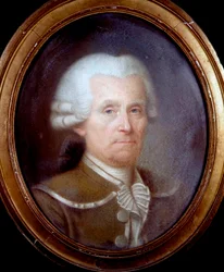 Porträt von Alexis de Magny (1712-1777) französischer Optiker - anonymes Gemälde, Akademie der Wissenschaften