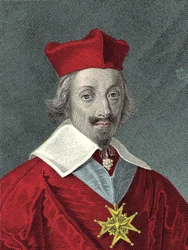 Porträt von Armand Jean Du Plessis, Kardinal de Richelieu (1585-1642)