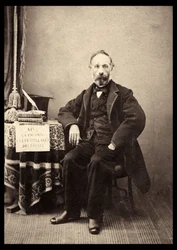 Porträt von Francesco Crispi (1818-1901) italienischer Staatsmann im Jahr 1863