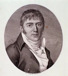 Porträt von Giovanni Simone Mayr (Johann Simon) (Lithografie)