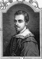 Porträt von Giulio Cesare Procaccini (1574-1625), italienischer Maler. (the galleries of Europe - Italy)