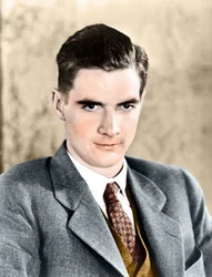 Porträt von Howard Robard Hughes im Jahr 1934. Amerikanischer Industrieller und Produzent. 1905-1976