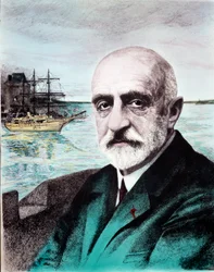 Porträt von Jean-Baptiste Charcot (1867-1936), Arzt, Entdecker der Polarregionen. 20. Jahrhundert