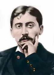 Porträt von Marcel Proust (1871-1922), französischer Schriftsteller um 1900