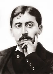 Porträt von Marcel Proust (1871-1922), französischer Schriftsteller um 1900