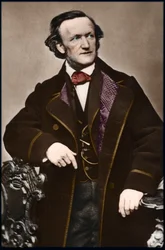 Porträt des Komponisten Richard Wagner (1813-1883)