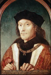 Porträt des Königs von England Heinrich VII