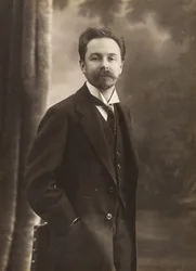 Porträt des Komponisten Alexander Scriabin (1872-1915)
