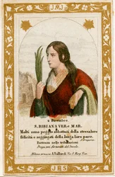 Heilige Bibiana (Stich)