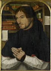 Der heilige Dionysius der Areopagite im Gebet