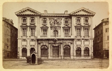 Die Stadt Marseille und ihre Umgebung um 1885-1890: Das Rathaus