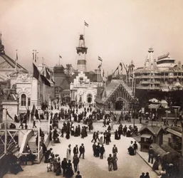 Weltausstellung 1900 - Exposition Universelle de 1900 in Paris: Pavillon der Handelsnavigation. Private Sammlung