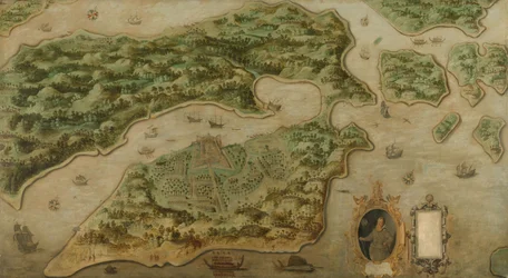 Ansicht von Ambon, ca. 1617
