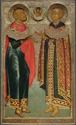 Heiliger Johannes Sochavsky und Zarewitsch Iwan Michailowitsch