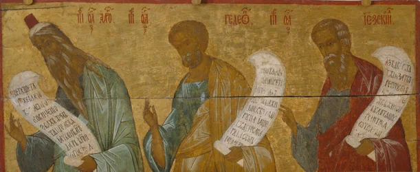 Die Propheten Aaron, Gideon und Ezechiel, ca. 1502-1503