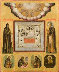 Ehrwürdiger Antonius und Theodosius der Höhlen, 17. Jahrhundert