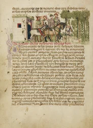 Aimo und Vermondo reiten zur Jagd aus