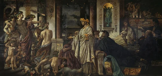 Das Gastmahl (zweite Fassung)