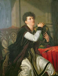 Porträt von Francois Joseph Talma (1763-1826) als Hamlet