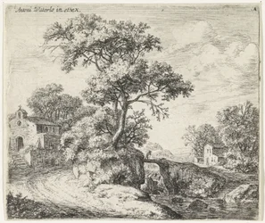 Landschaft mit einer Kapelle (Hügellandschaften)
