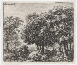 Der Waldweg Les Deux Cavaliers, 17. Jahrhundert