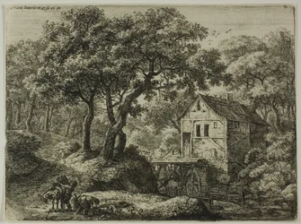 Die Mühle im Wald