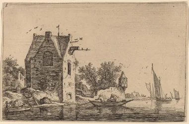 Die Wachhütte an der Mauer