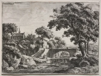 Zwölf Landschaften (H.95-106): Die zwei Brücken