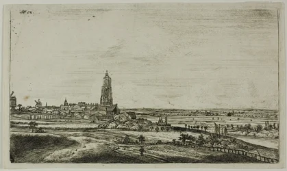Ansicht einer niederländischen Stadt (Rhenan)