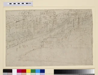 Borough High Street mit St. Mary Overy, aus 