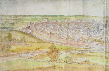 Panoramablick auf Brüssel, 16. Jahrhundert