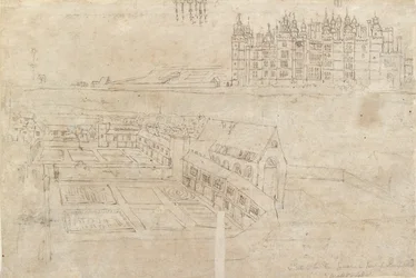 Das Flussufer des Richmond Palace und der Privy Gardens
