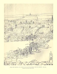 Van Den Wyngaerdes Ansicht von London, ca. 1550, 1886