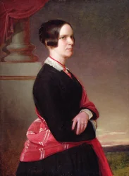Porträt von Mrs. Sandys, der Mutter des Künstlers, spätere 1840er Jahre