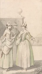 Gruppe von drei Damen