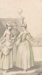 Gruppe von drei Damen