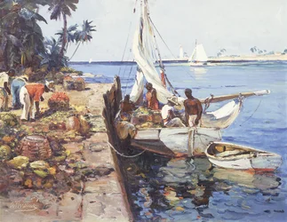 Die Landungsbrücke, Nassau, Bahamas