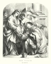 Die Vision des seligen Hermann Joseph (Gravur)