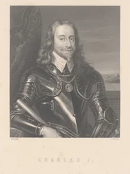Karl I., graviert von W. Hall