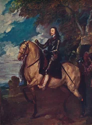 Reiterporträt von Charles I., um 1637