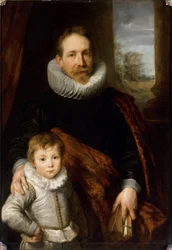 Porträt von Jean Richardot und seinem Sohn