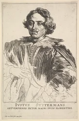 Porträt von Justus Suttermans, 17. Jahrhundert