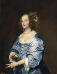 Porträt von Mary geb. Ruthven, Lady van Dyck