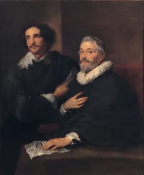 Porträt der Brüder de Wael, um 1620-1630