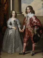 Wilhelm II., Prinz von Oranien, und seine Braut, Maria Stuart